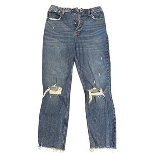 A&F Ultra High Rise Mom Jean